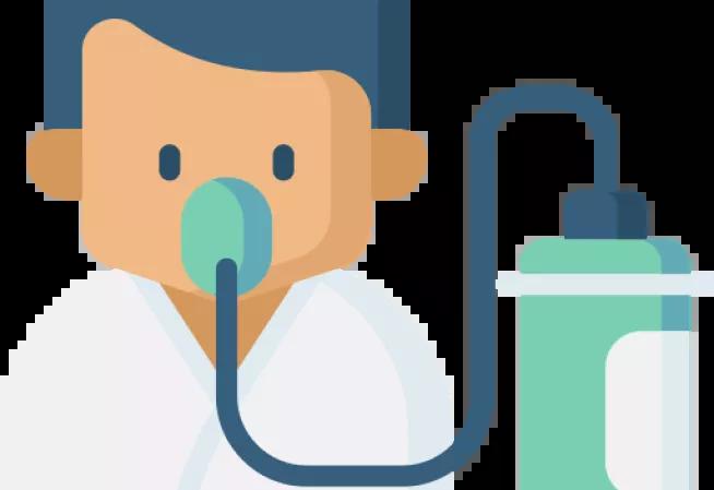 Patient sous oxygene