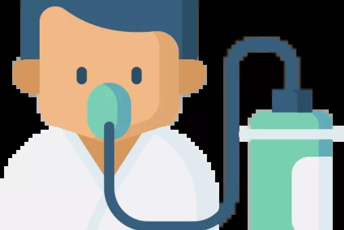 Patient sous oxygene
